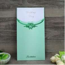 Pocket Invitation Card Rectangle Cheap Wedding Card Customized Modern Invitation 